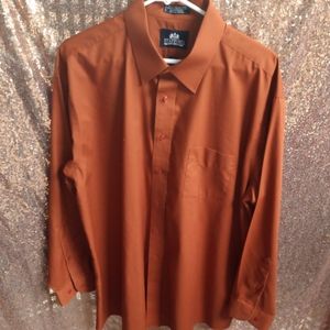 Stafford men 17 1/2 Rust-Brown